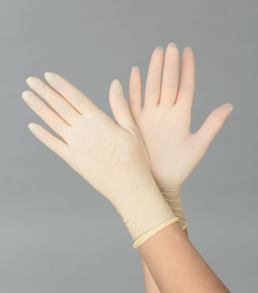 Перчатки латексные неопудренные текстурированные для косметологии